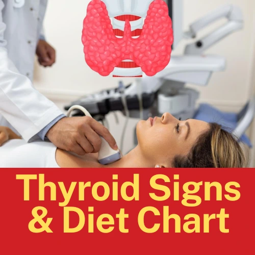 Thyroid signs and diet chart